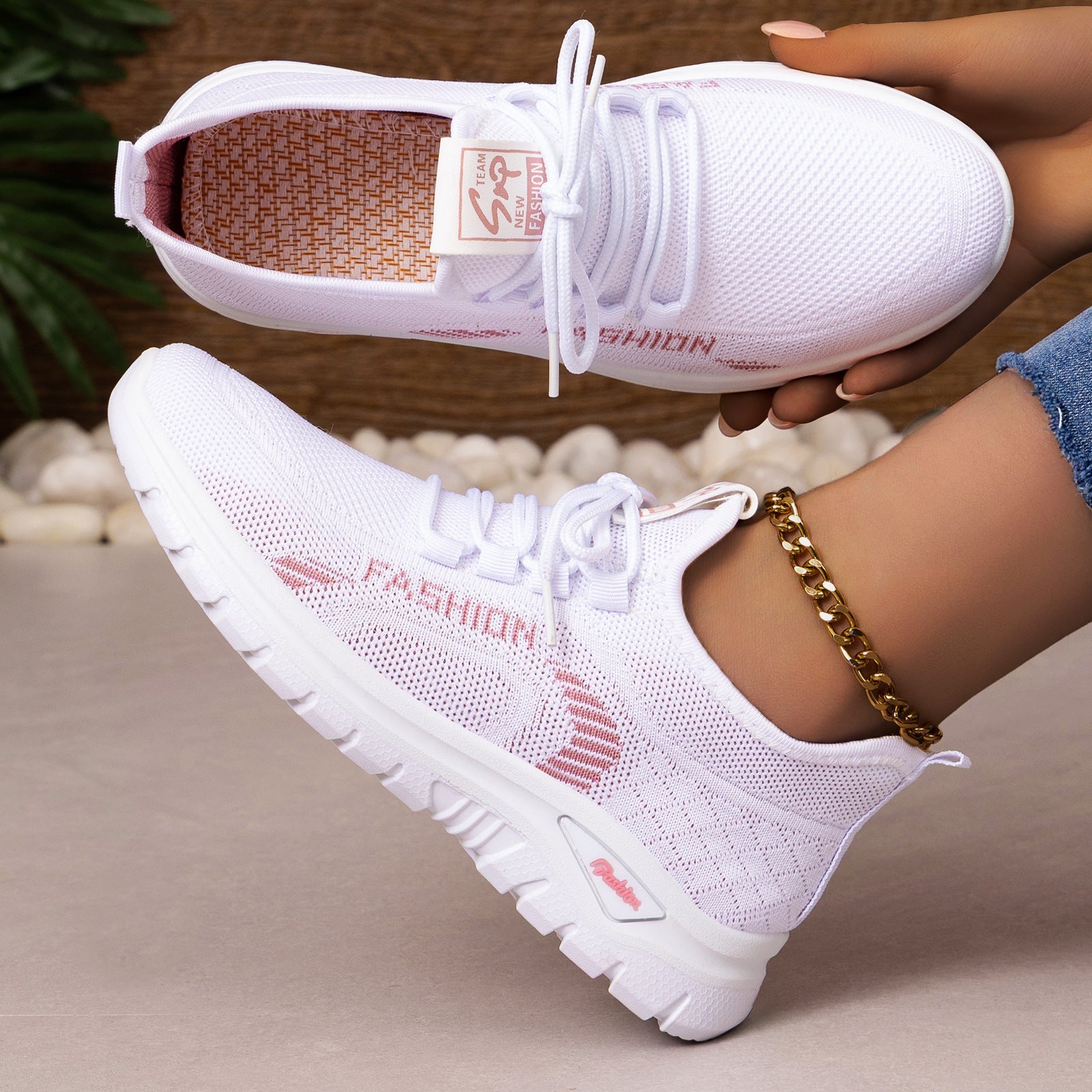 Damen Atmungsaktive und bequeme Sport-Sneaker R&B
