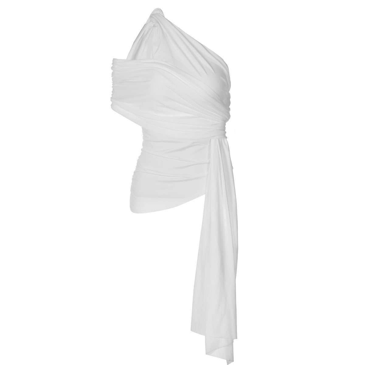 Damen Elegantes Wickeloberteil mit asymmetrischem Schnitt R&B