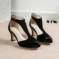 Damen Elegante Peeptoe-Pumps mit modischem Schnitt R&B