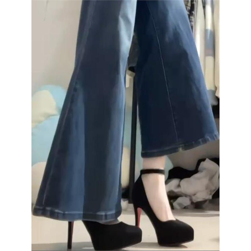 Damen elegante Absatzschuhe mit zartem Knöchelriemen R&B