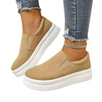 Damen Slip-On Sneakers mit rutschfester Sohle und atmungsaktivem Obermaterial R&B