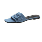 Damen Modische Riemensandalen mit Schnallenverschluss