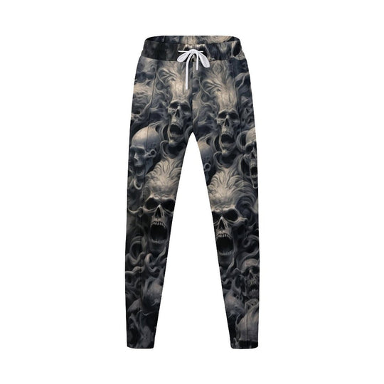 Herren lässige Jeanshose mit Totenkopf-Motiv R&B