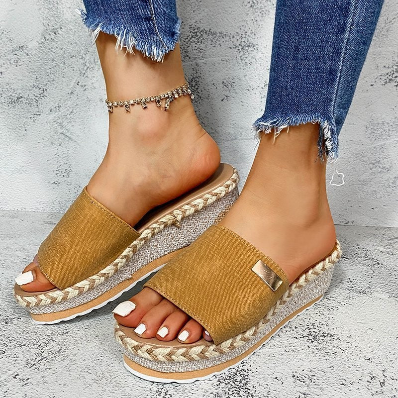 Damen Komfortable Keil-Sandalen R&B