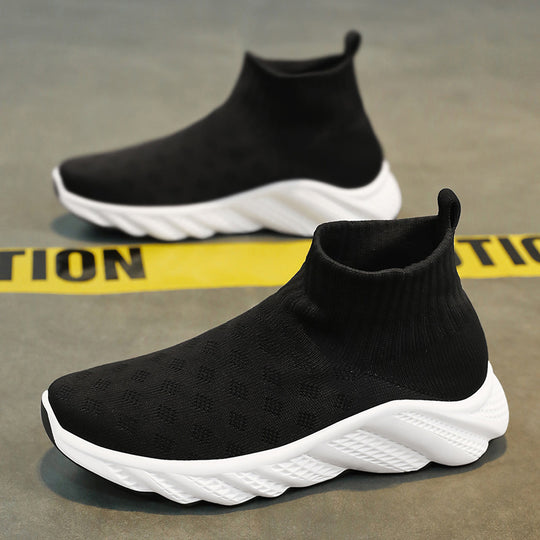Damen Strick-Sneaker mit rutschfester Sohle und atmungsaktivem Obermaterial R&B