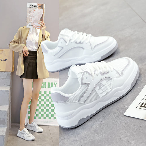 Damen Sneakers im sportlichen Design mit atmungsaktiver Oberfläche und dämpfender Sohle R&B