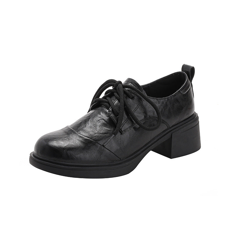 Damen Elegante Halbschuhe mit komfortablem Blockabsatz und individuell regulierbarem Schnürsystem R&B