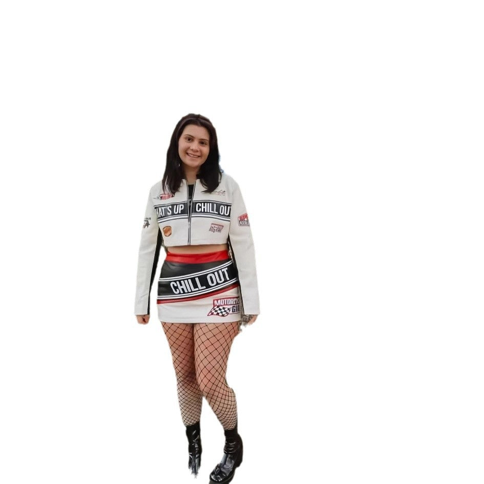 Damen Biker-Jacke R&B