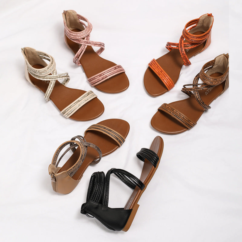 Damen elegante Sommer Sandalen R&B