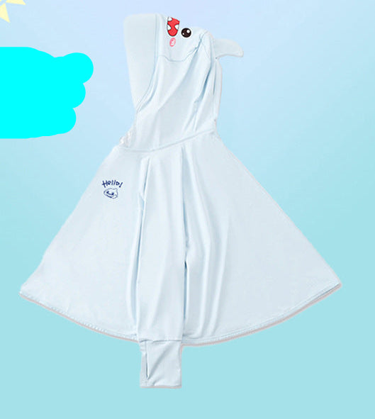 Mädchen Leichte Kapuzenjacke mit Hasenohren R&B