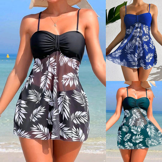 Damen Tankini-Set mit floralen Elementen R&B