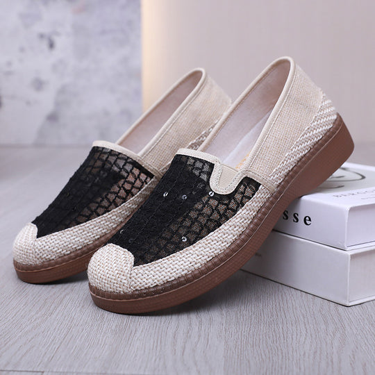 Damen Elegante und bequeme Slip-On Schuhe mit atmungsaktivem Design R&B