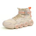 Damen Streetwear High-Top Sneakers mit innovativem Riemensystem R&B