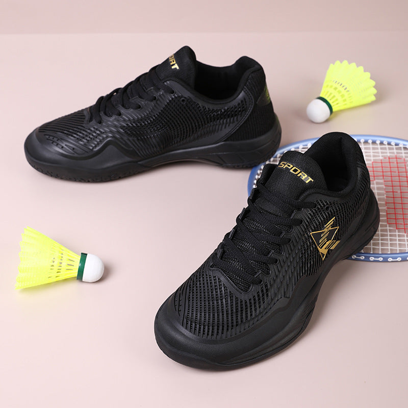 Damen Sportliche Badmintonschuhe mit rutschfester Sohle und atmungsaktiven Mesh-Einsätzen R&B
