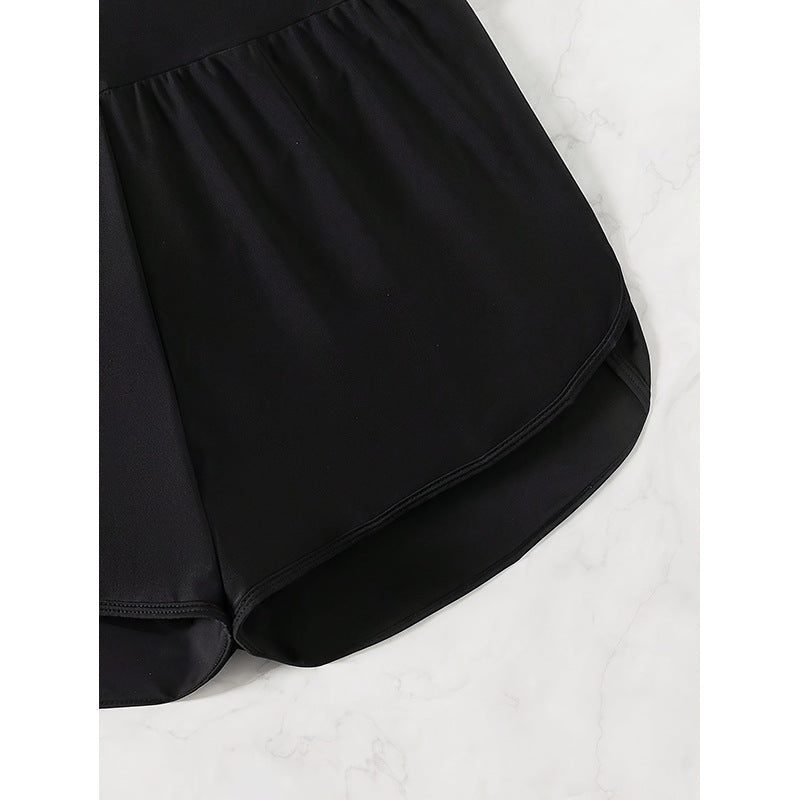 Damen Sportliche Shorts mit hohem Bund und lockerem Schnitt R&B