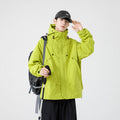 Herren Windbreaker-Jacke mit verstellbarem Kapuzenkragen und praktischen Taschen