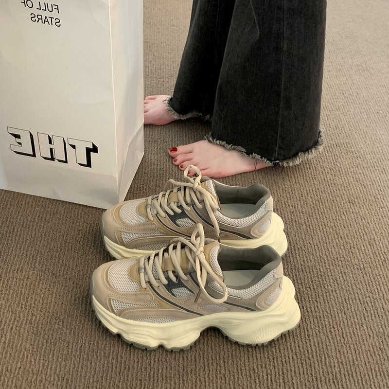 Damen Sportliche Sneakers mit dämpfender Sohle und atmungsaktivem Mesh-Obermaterial R&B