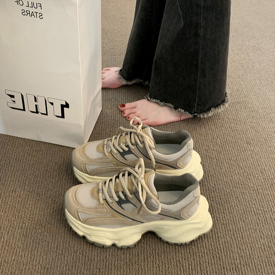 Damen Sportliche Sneakers mit dämpfender Sohle und atmungsaktivem Mesh-Obermaterial R&B