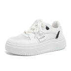 Damen Plattform Sneakers mit atmungsaktiver Mesh-Oberfläche und trendigem Design R&B