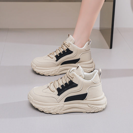 Damen Hochwertige Chunky Sneakers mit stabiler Sohle und atmungsaktiver Konstruktion R&B