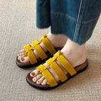 Damen komfortable Clogs mit verstellbaren Riemen und anatomischem Fußbett R&B