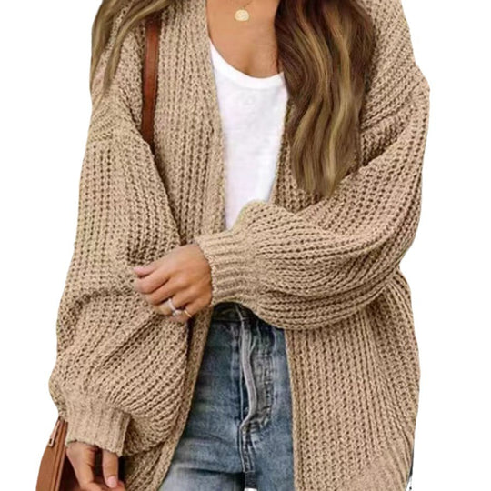 Damen Kuschelige Strickjacke R&B