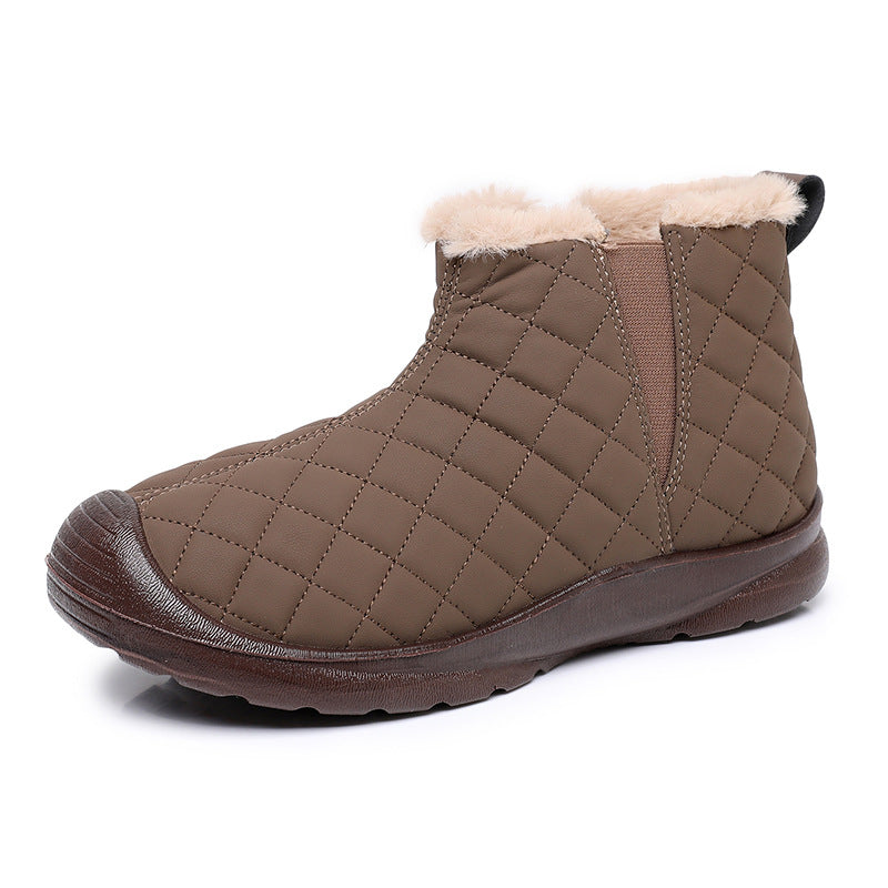 Damen Warmgefütterte Stiefeletten mit elastischem Einstieg und rutschfester Sohle R&B