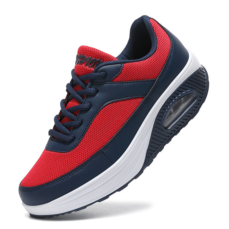 Damen Sportliche Sneaker mit atmungsaktivem Obermaterial und dämpfendem Air-Cushion-System