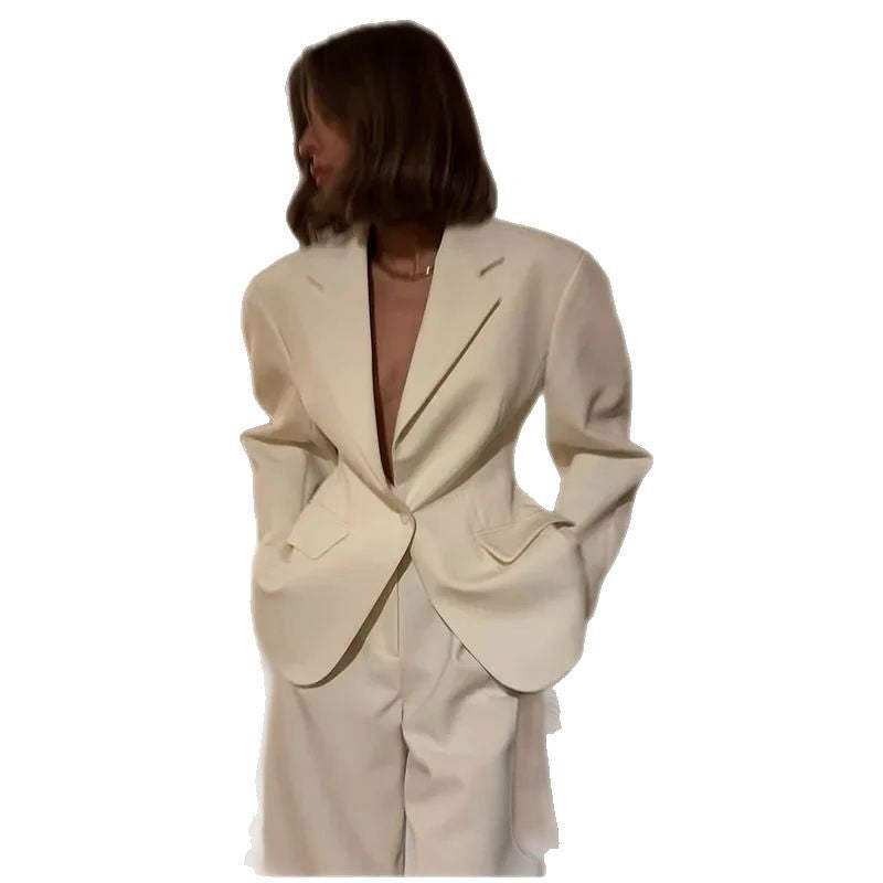 Damen Oversized Blazer im minimalistischen Design R&B