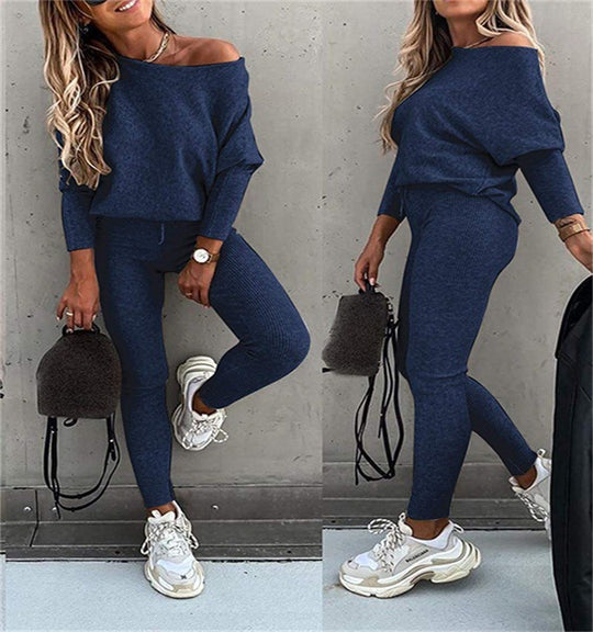 Damen Casual Strickanzug R&B