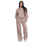 Damen Sportliches Sweatshirt und Hosen Set R&B