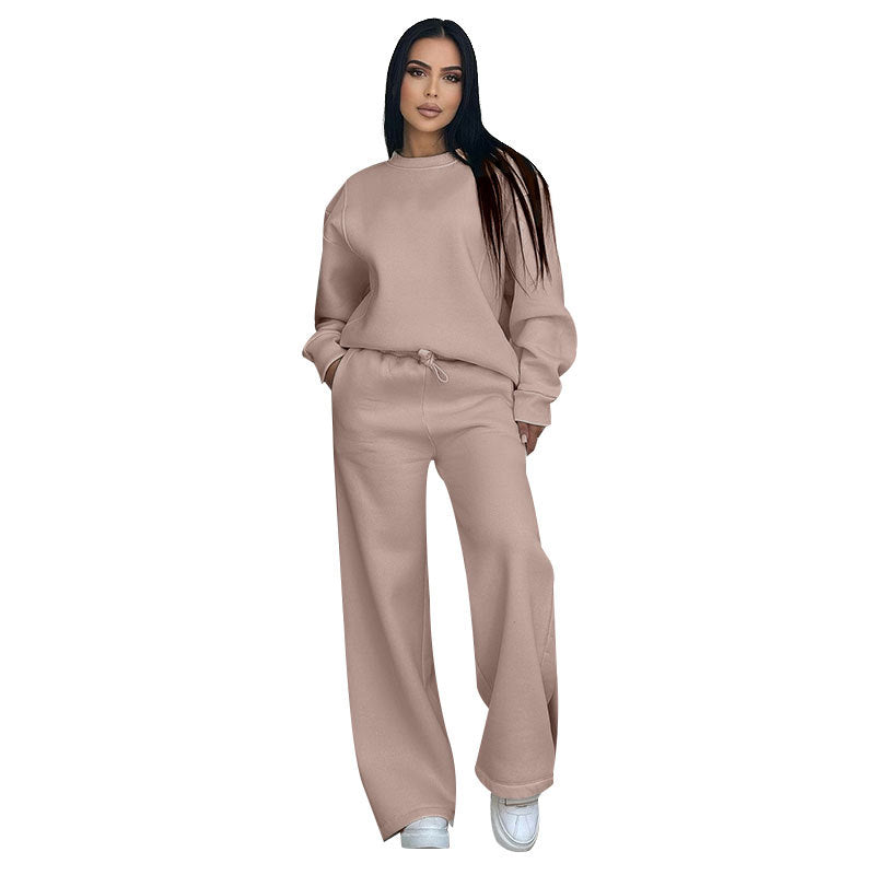 Damen Sportliches Sweatshirt und Hosen Set R&B