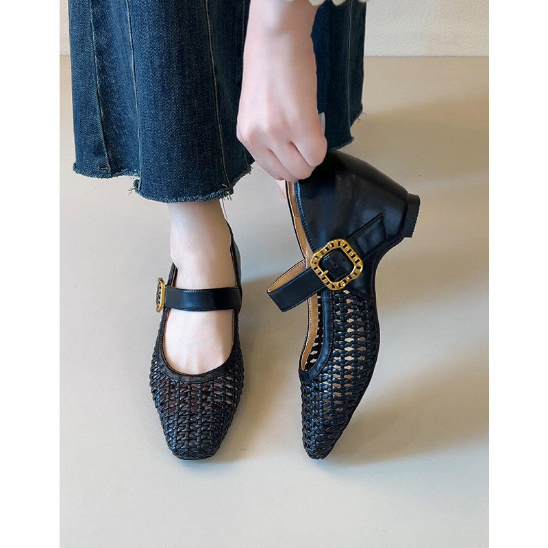 Damen Ballerinas mit stilvollem Riemchen und luftiger Schnüroptik R&B