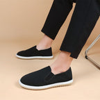 Damen Bequeme Slip-On Freizeitschuhe mit atmungsaktiven Einsätzen R&B