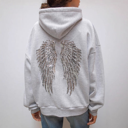 Damen nan weite Palazzohose mit Umschlagbund aus elastischem Viskosejersey R&B