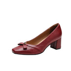 Damen elegante Pumps mit zartem Schleifen-Detail R&B