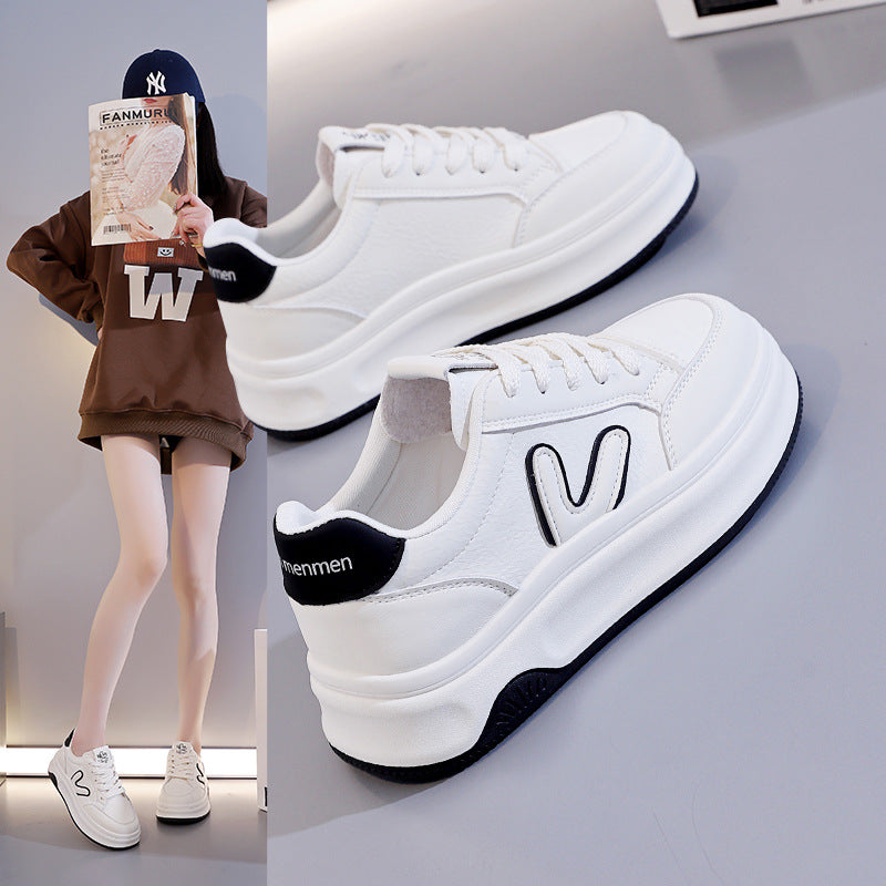 Damen modische Sneaker mit dicker Profilsohle und atmungsaktivem Obermaterial R&B