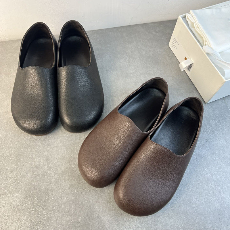 Damen Komfortable Clogs aus hochwertigem Leder