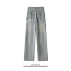 Herren Weitgeschnittene Jeans mit hohem Bund und praktischen Taschen R&B