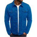 Herren Denimjacke im modernen Slim-Fit-Design mit praktischen Brusttaschen