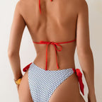 Damen Triangel-Bikini mit stilvollen Krawatten von R&B