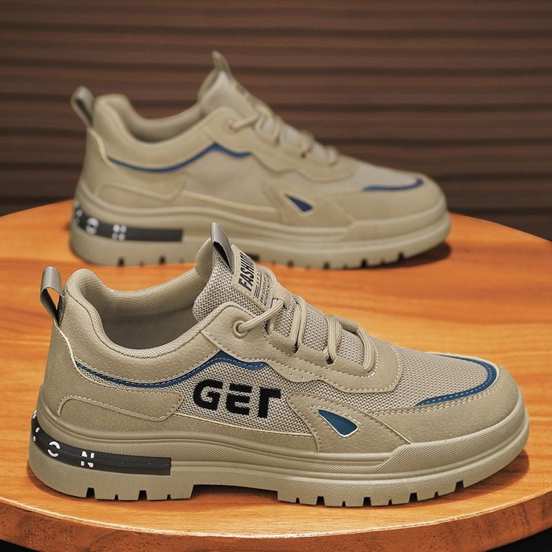Damen Sportliche Sneakers mit rutschfester Profilsohle und atmungsaktiver Mesh-Oberfläche R&B