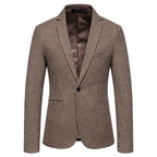 Herren eleganter Blazer mit modernem Schachbrettmuster