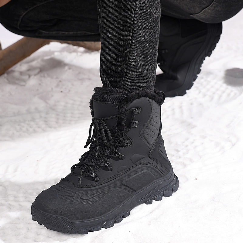 Damen Winter-Wanderschuhe mit isolierendem Fleece-Futter und rutschfester Sohle