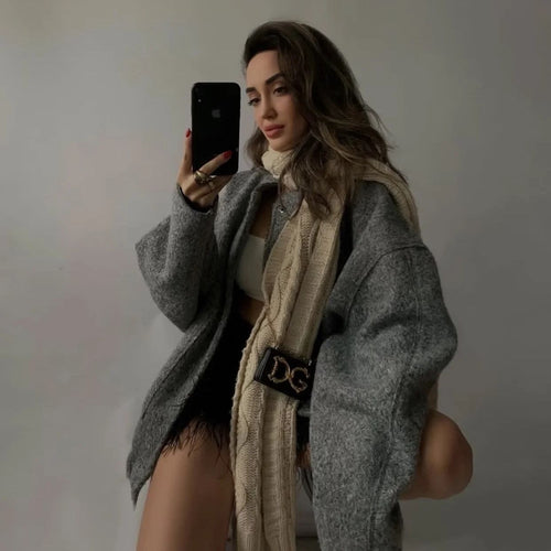 Damen elegante Teddyjacke R&B