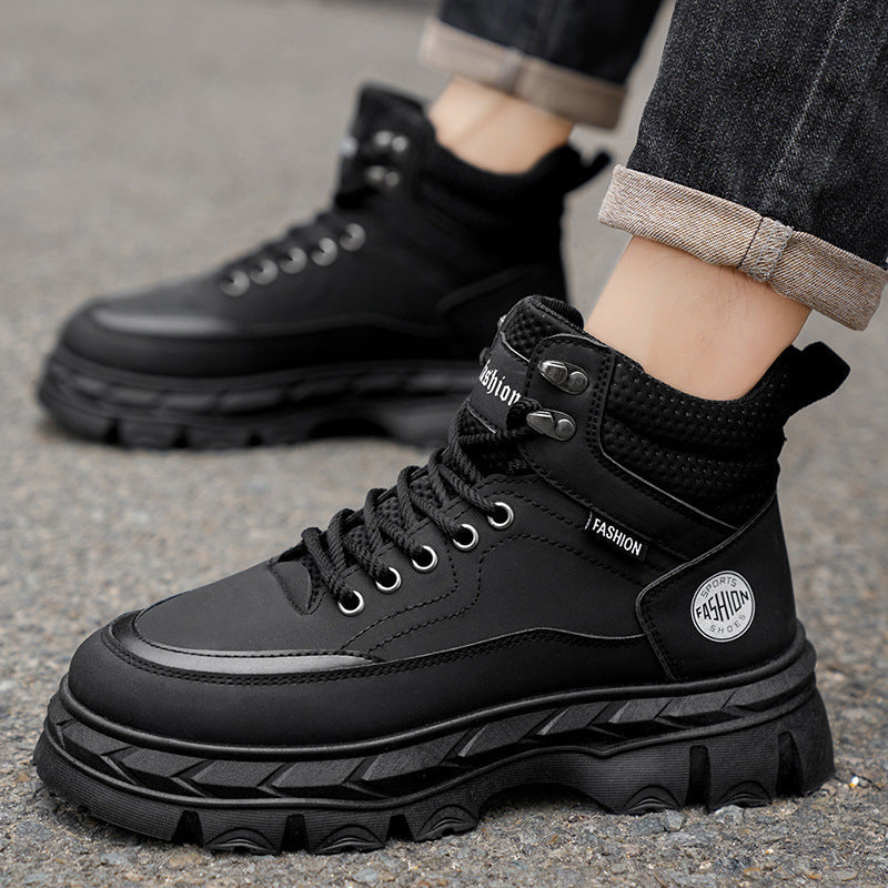 Damen Modische und robuste Sneaker Stiefel
