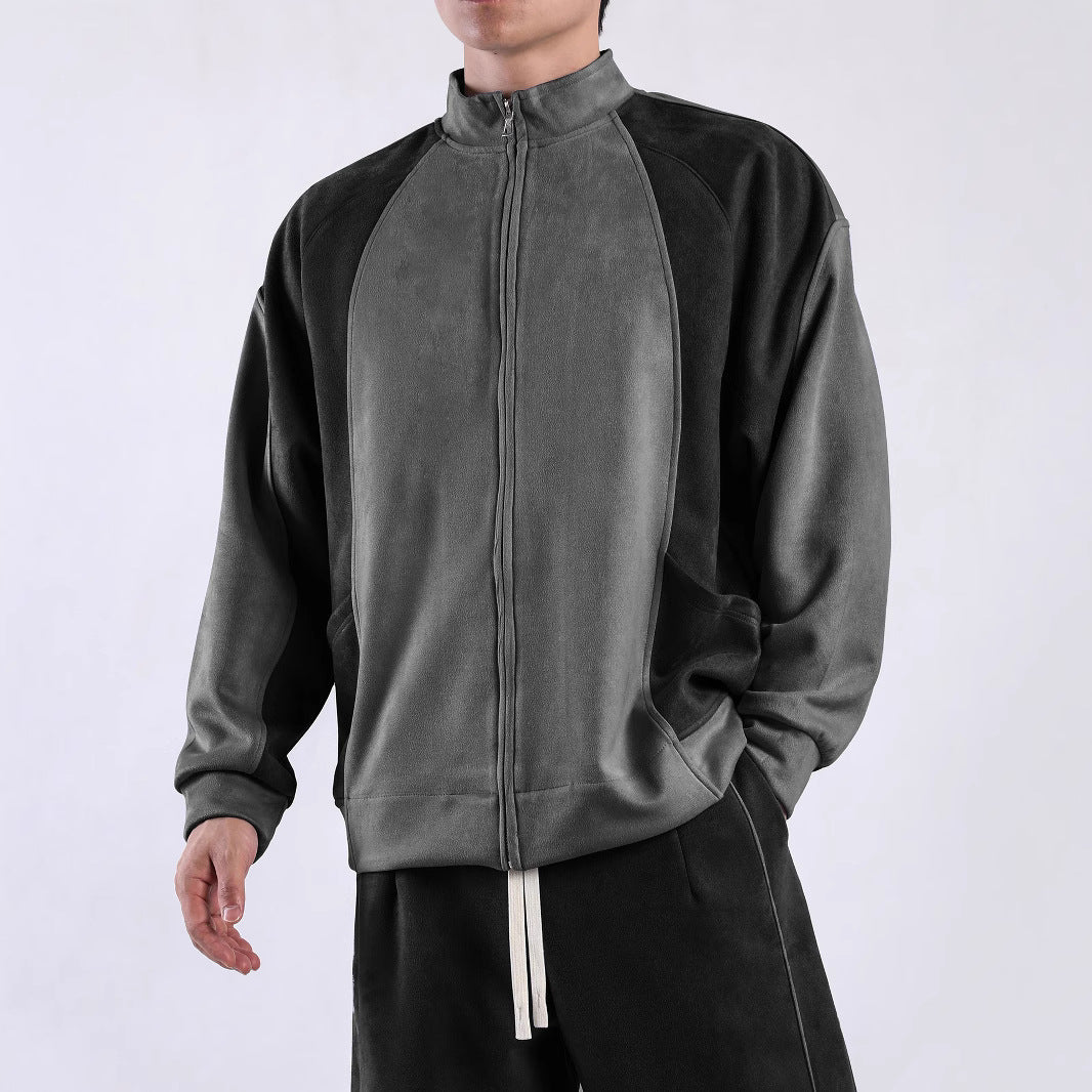 Damen Sportjacke mit eleganten Farbakzenten und praktischen Taschen R&B