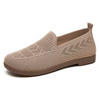 Damen Atmungsaktive Freizeit-Slipper aus flexiblem Strickmaterial R&B