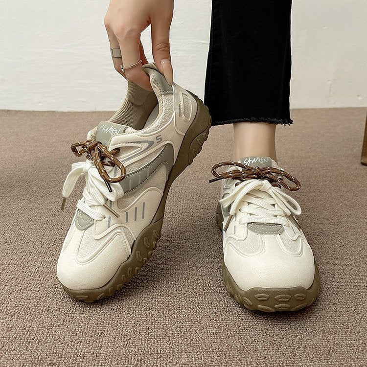 Damen Bequeme Freizeitsneaker mit innovativem Schnürsystem und rutschfester Sohle R&B