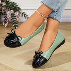 Damen Bequeme Ballerinas mit elegantem Schleifendetail R&B